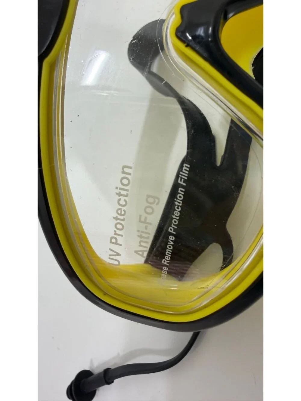 Adult UV Protective Anti‑Fog Safety Goggles – Yellow/Black Frame